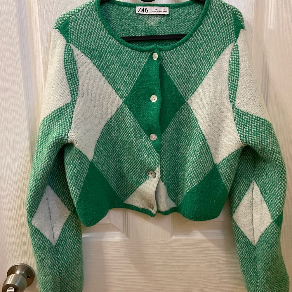 ZARA Green Sweater